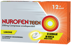 Nurofenteen 200mg 12 compresse orodispersibili