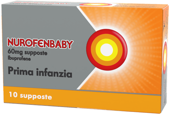 Nurofenbaby Supposte Prima Infanzia 60mg 10 supposte
