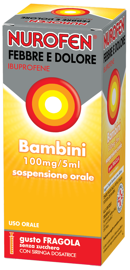 Nurofen Febbre e Dolore Bambini sospensione orale 100mg/5ml - 150ml