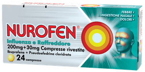 Nurofen Influenza e Raffreddore 24 compresse rivestite