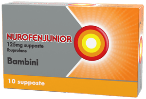 Nurofenjunior Supposte Bambini 125mg 10 supposte